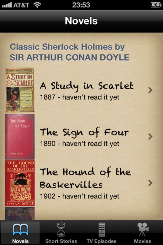 Sherlock Novels