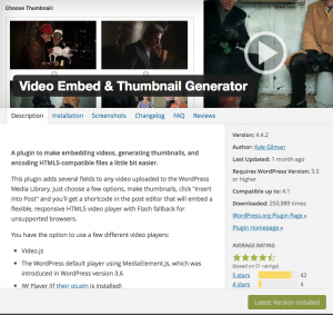 Video Embed & Thumbnail Generator