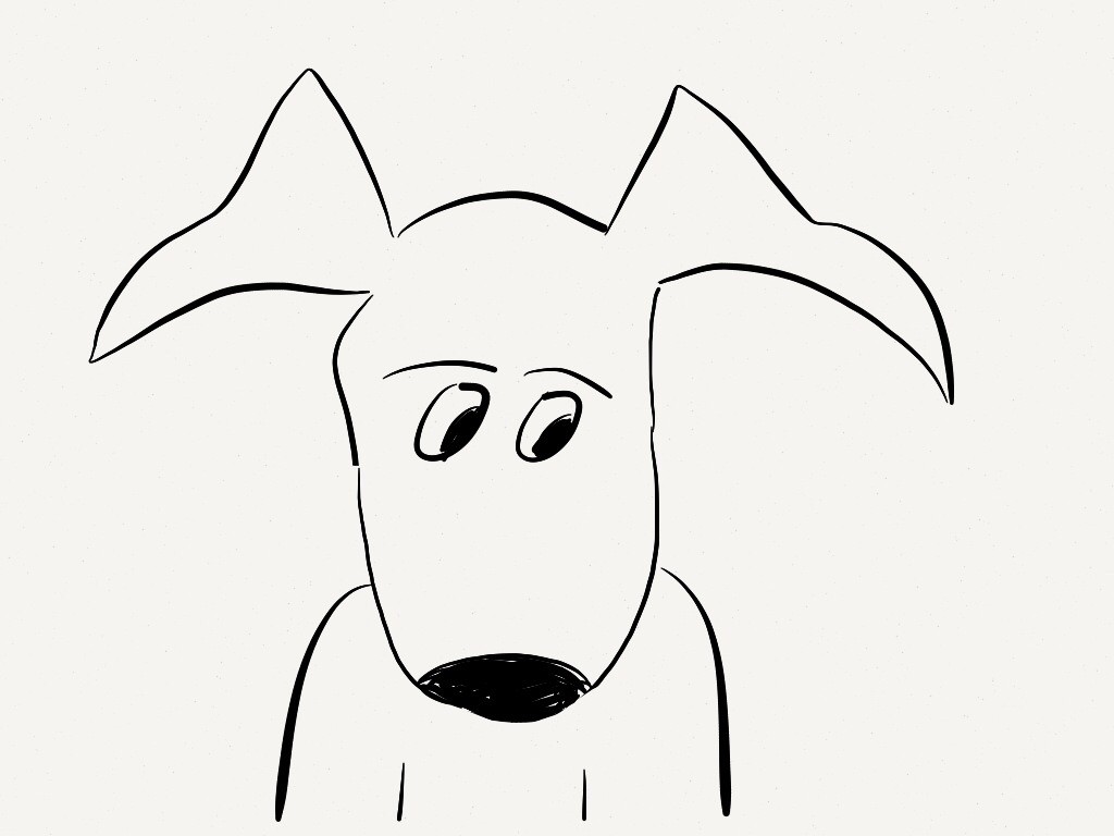 Pencil Dog Doodle