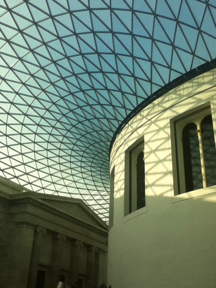 The British Museum in London has an amazing glass ceiling.