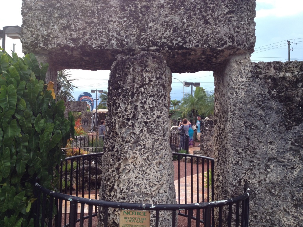 The gate is perfectly balanced and is able to move by the slightest touch or by the wind - it has baffled engineers and the like.