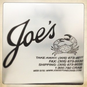 Joe's Stone Crab